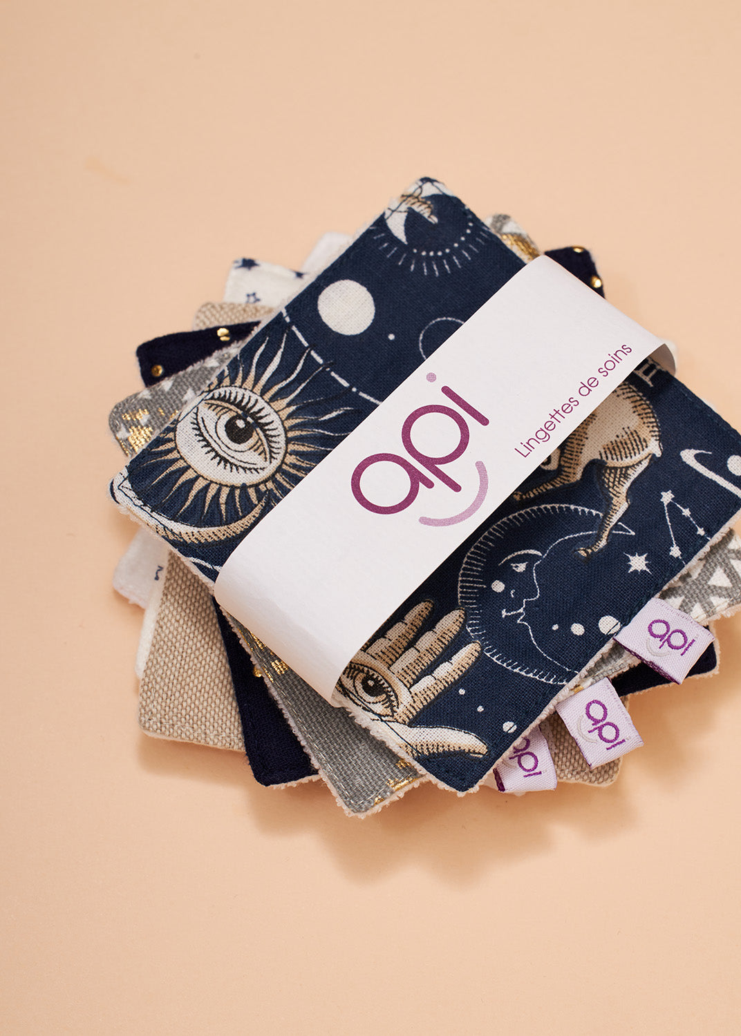 Pochette: La délicatesse - Nettoyant, eau floral et lingettes démaquillantes