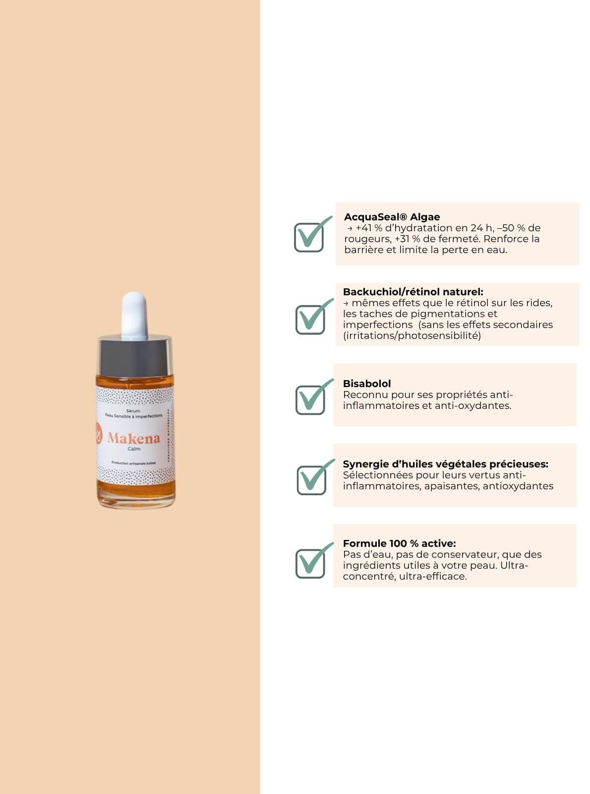 MAKENA - Sérum - Peau sensible à imperfections