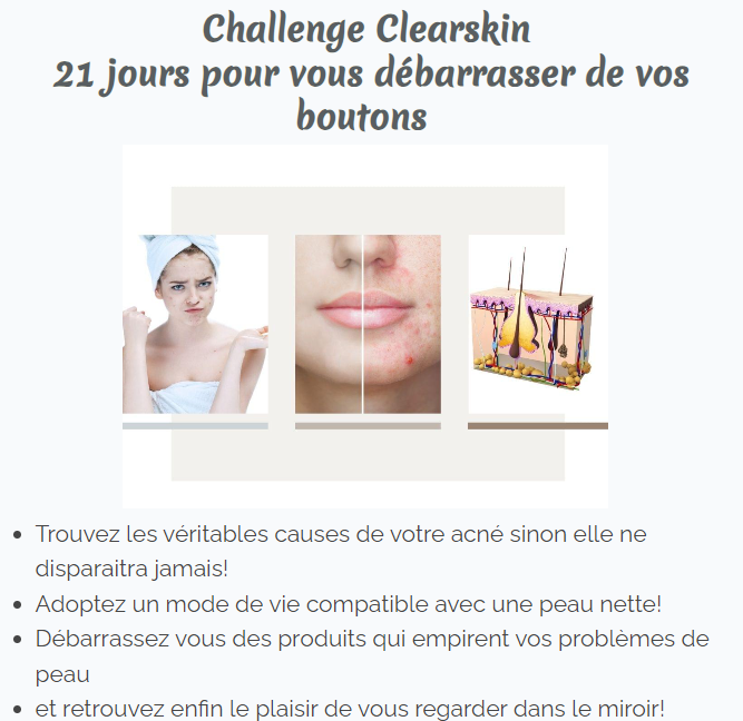 Rituel Découverte - Peaux Grasses ou à tendance acnéique + Votre accès au challenge Clearskin OFFERT